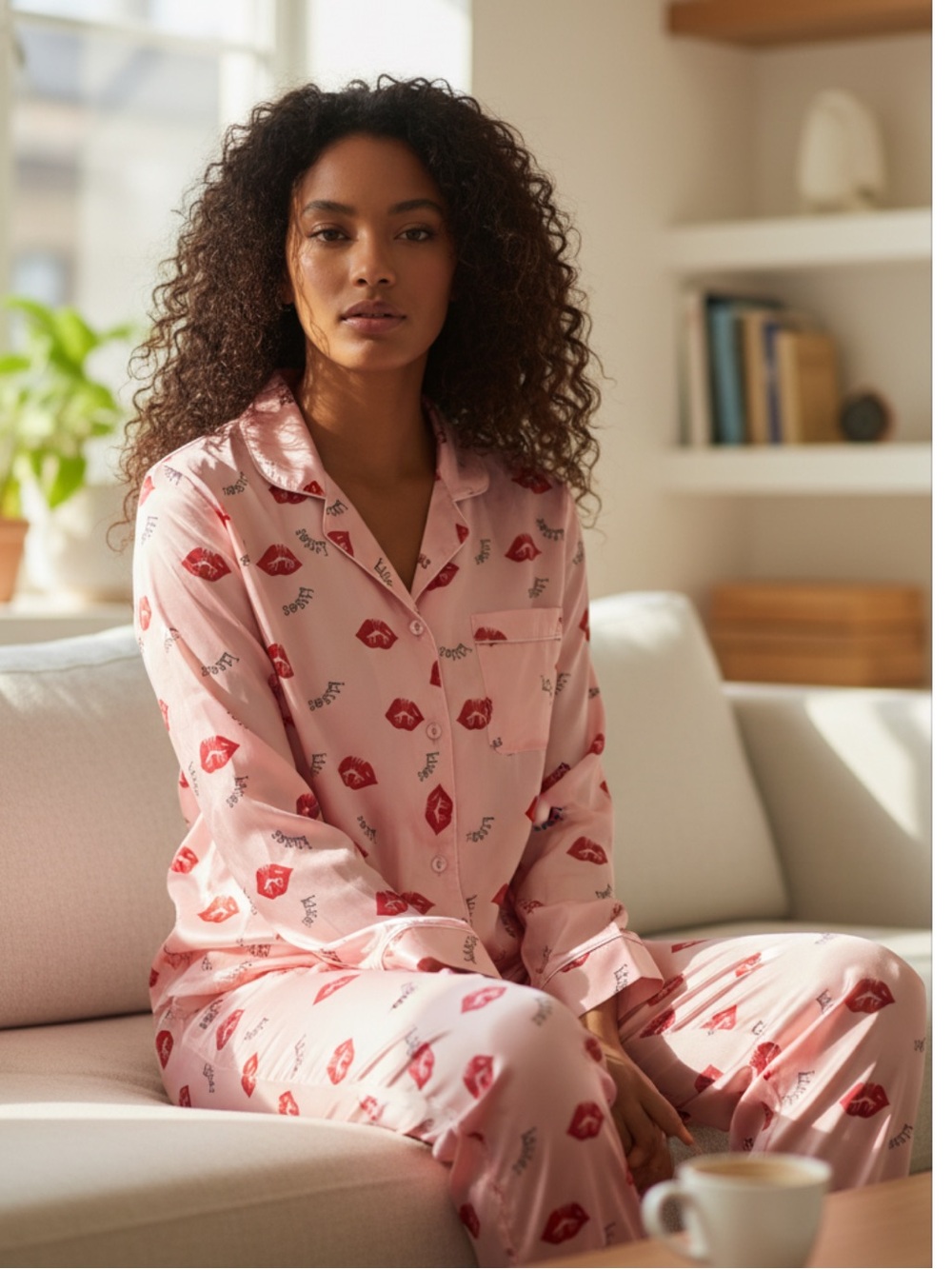 SHUT satin pajama set